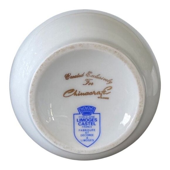 Limoges Castel France for Chinacraft Bud Vase Floral and Birds - Picture 2 of 4